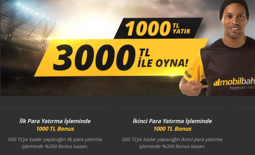 500 TL’ye 1000 TL Bonus